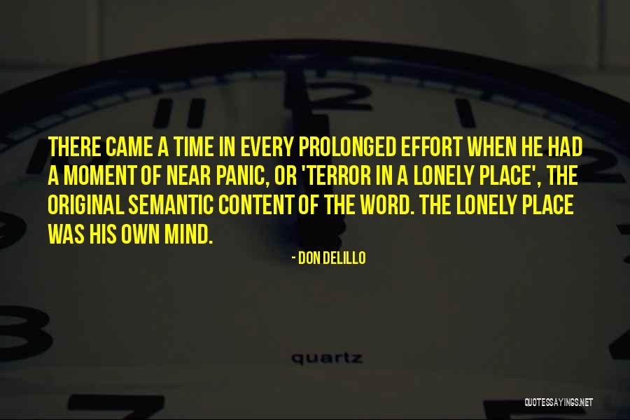 Semantic Quotes By Don DeLillo