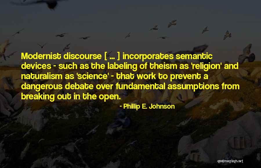 Semantic Quotes By Phillip E. Johnson