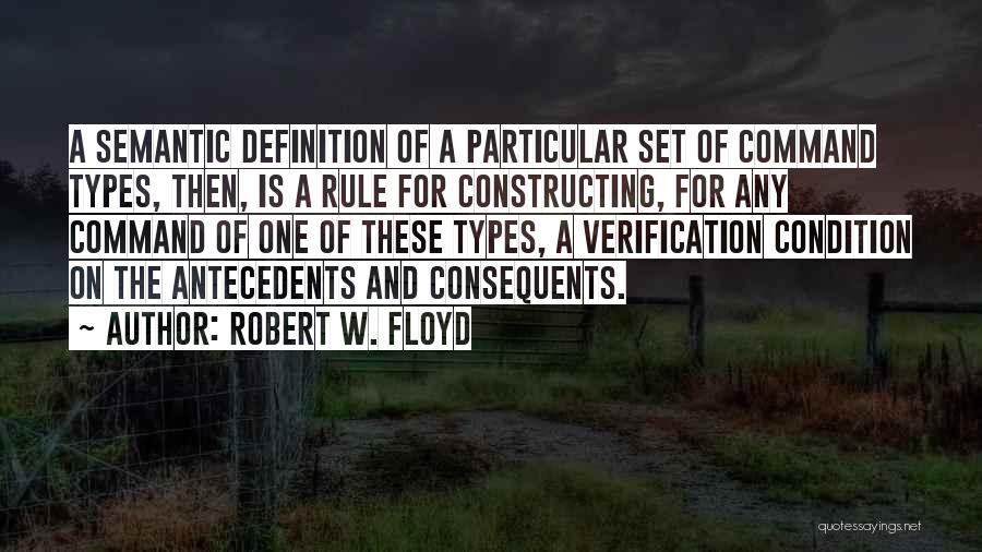 Semantic Quotes By Robert W. Floyd