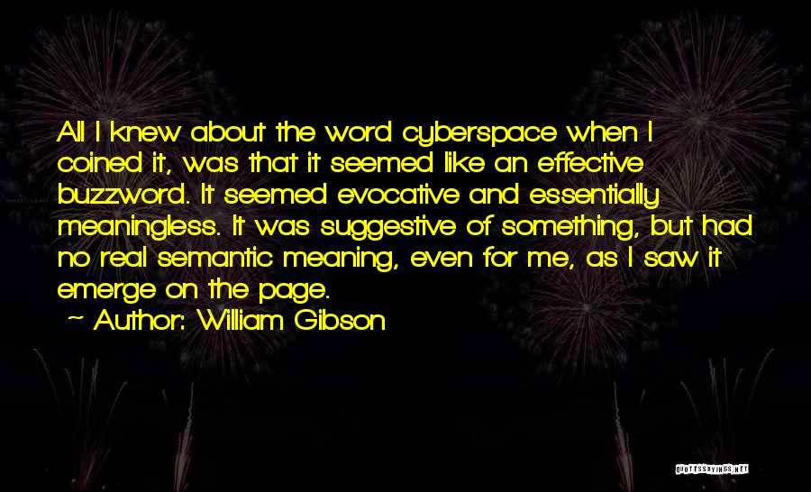 Semantic Quotes By William Gibson
