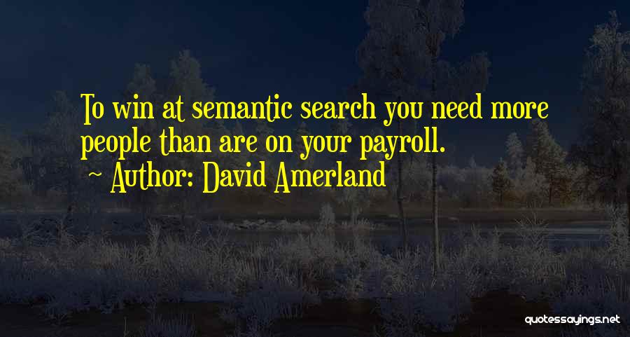 Semantic Search Quotes By David Amerland