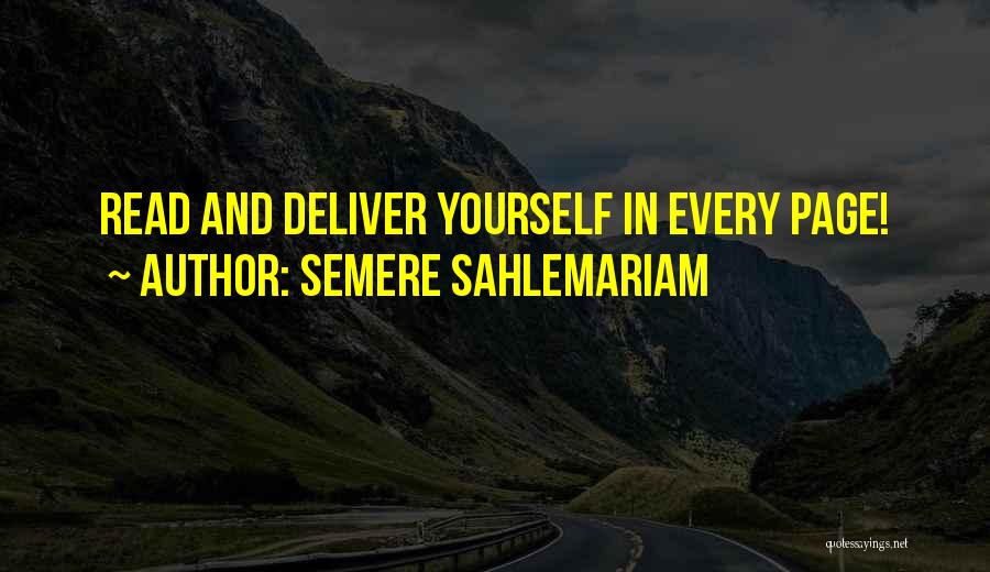 Semere Sahlemariam Quotes 1393184