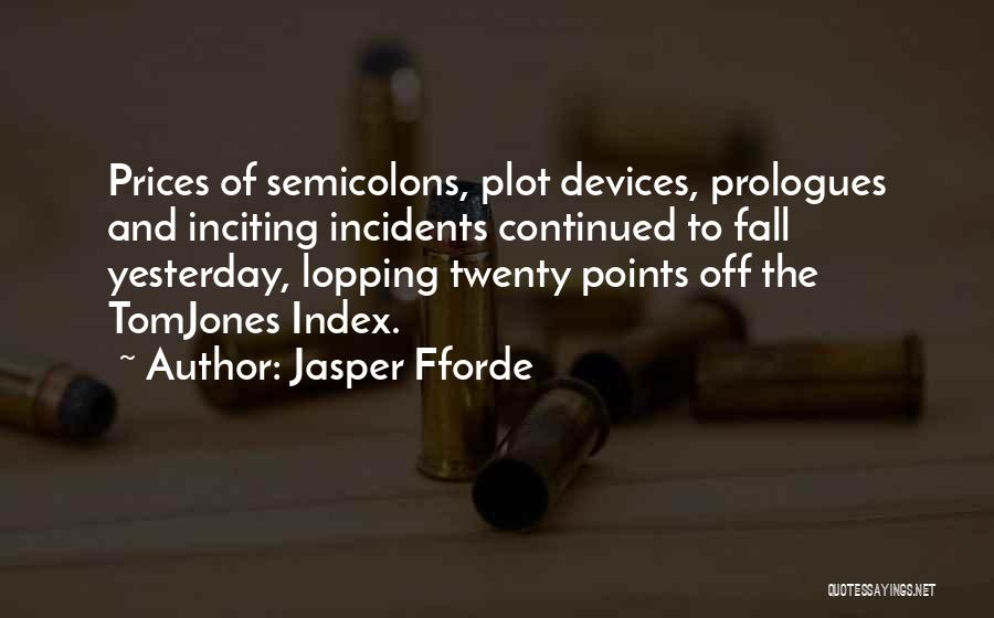 Semicolons In Quotes By Jasper Fforde