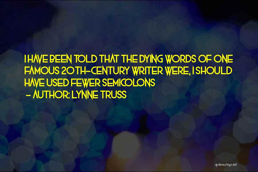 Semicolons In Quotes By Lynne Truss