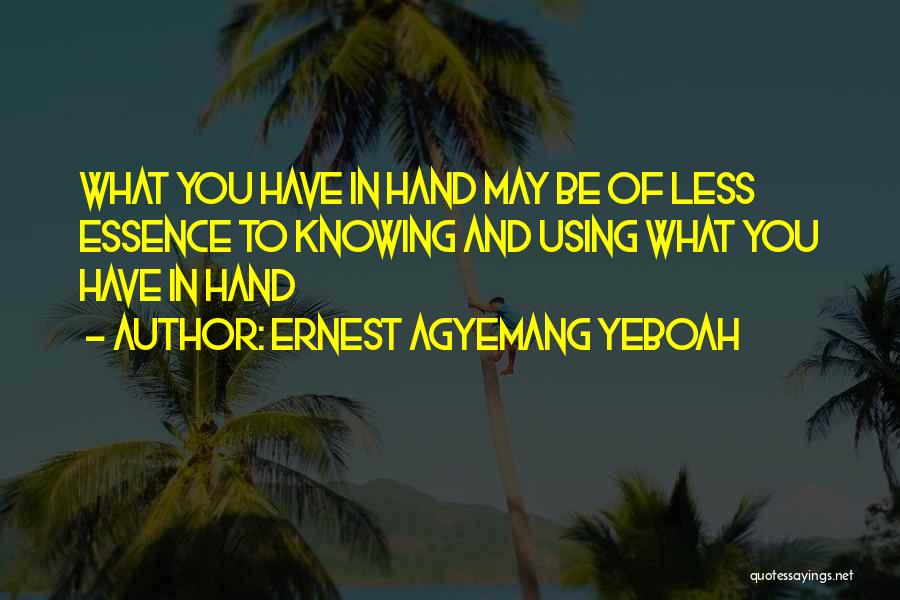 Seminararbeit Quotes By Ernest Agyemang Yeboah