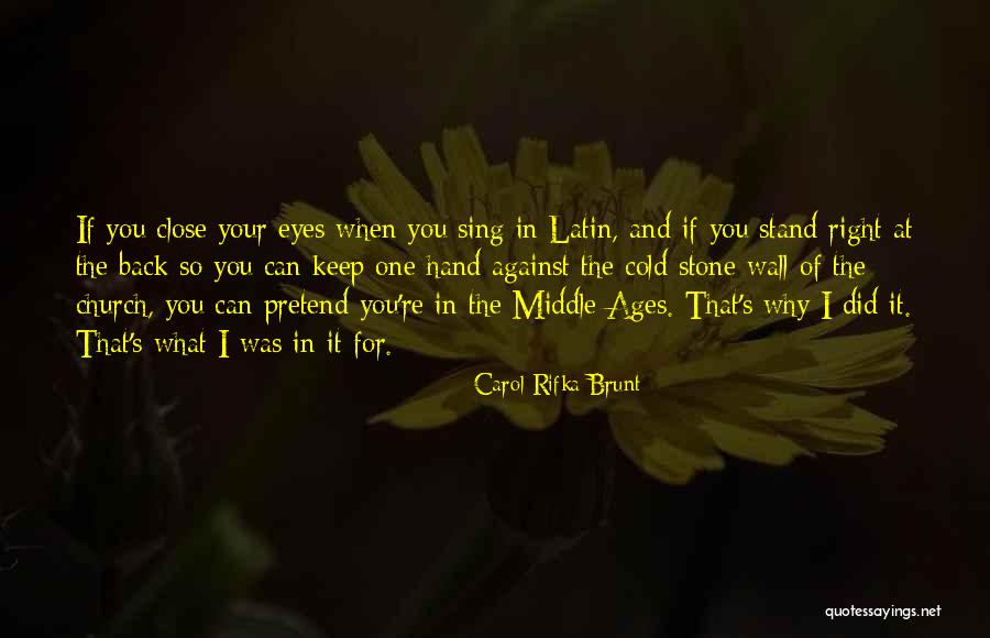 Seminarians Singing Quotes By Carol Rifka Brunt Seminarians Singing Quotes By Carol Rifka Brunt