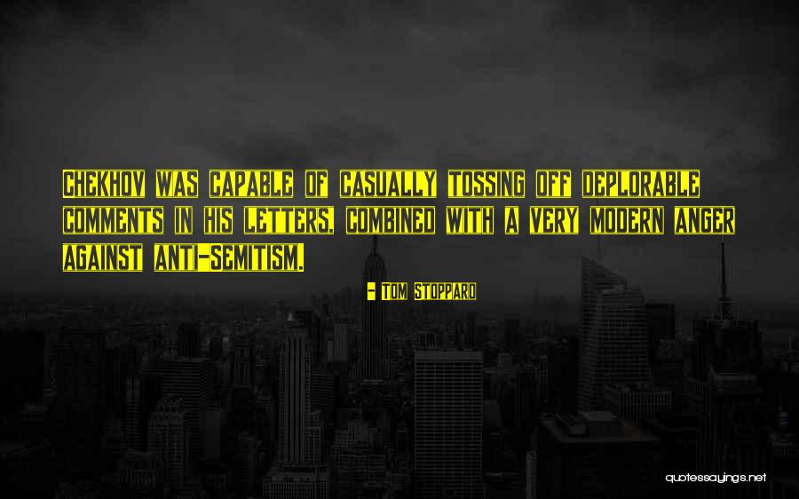 Semitism Quotes By Tom Stoppard Semitism Quotes By Tom Stoppard