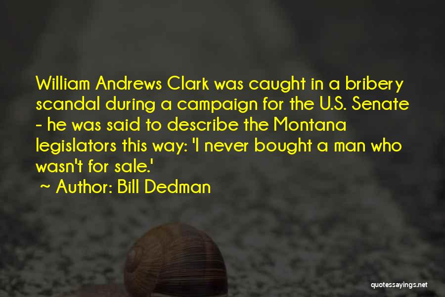 Senate Scandal Quotes By Bill Dedman