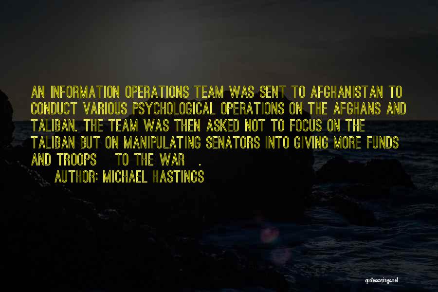 Senators Quotes By Michael Hastings