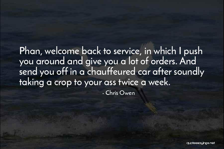 Send Off Quotes By Chris Owen Send Off Quotes By Chris Owen