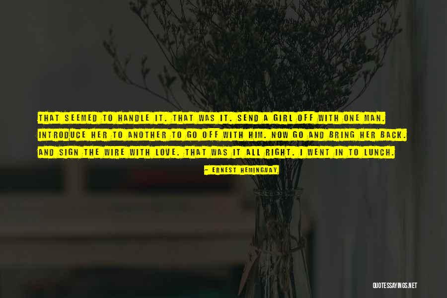 Send Off Quotes By Ernest Hemingway, Send Off Quotes By Ernest Hemingway,