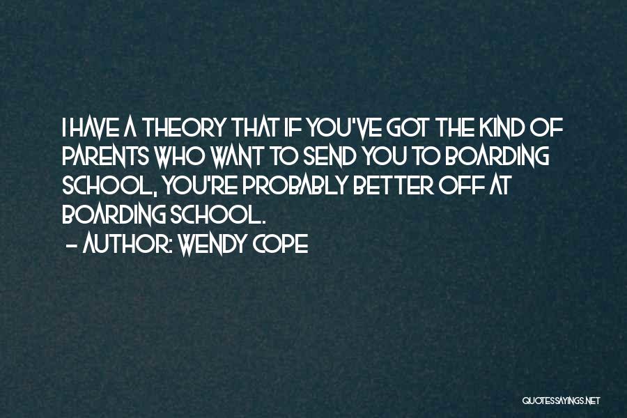 Send Off Quotes By Wendy Cope