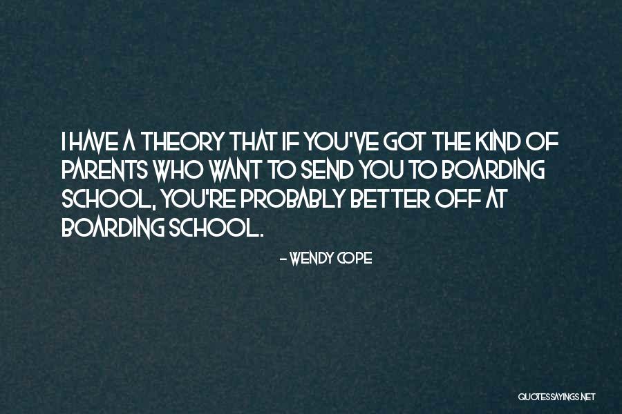 Send Off Quotes By Wendy Cope