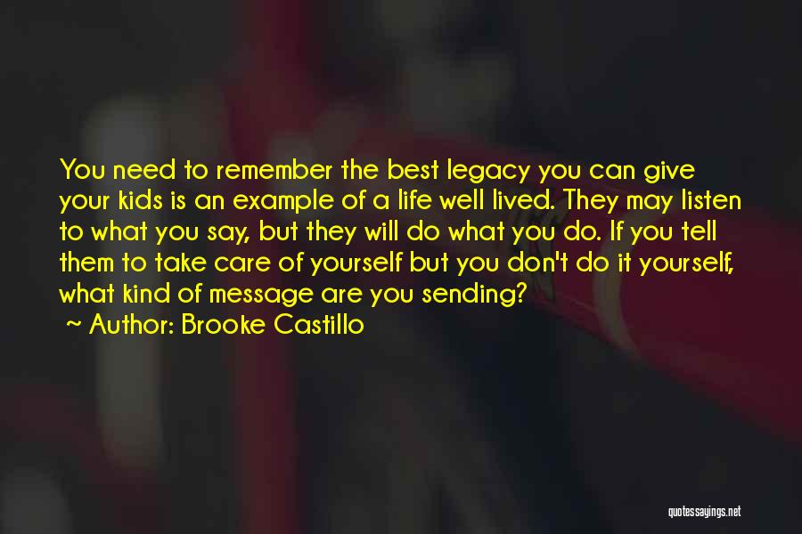 Sending A Message Quotes By Brooke Castillo