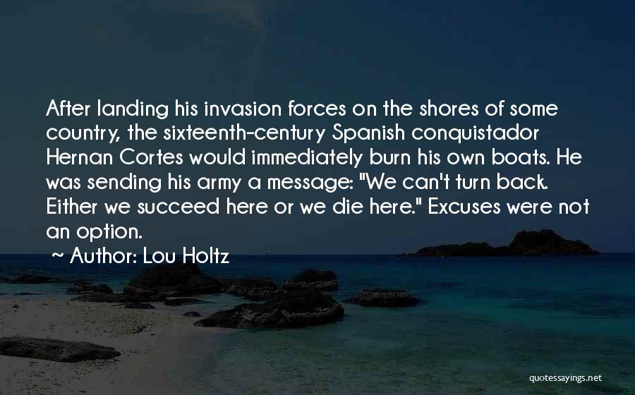 Sending A Message Quotes By Lou Holtz