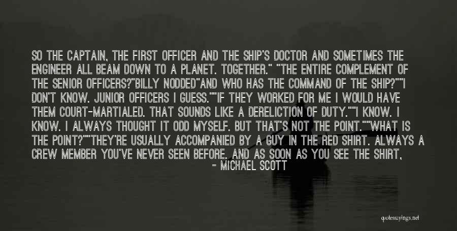 Senior Guy Quotes By Michael Scott Senior Guy Quotes By Michael Scott