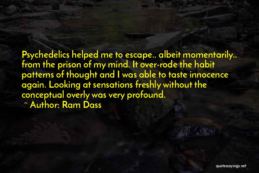 Sensations Quotes By Ram Dass