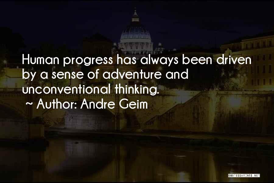 Sense Of Adventure Quotes By Andre Geim