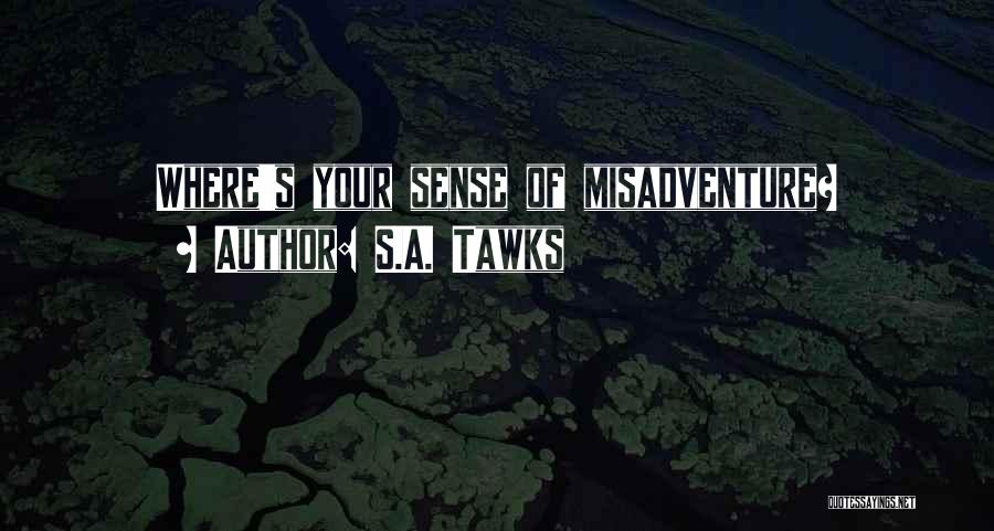 Sense Of Adventure Quotes By S.A. Tawks