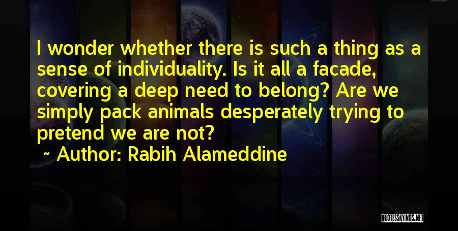 Sense Of Belonging Quotes By Rabih Alameddine
