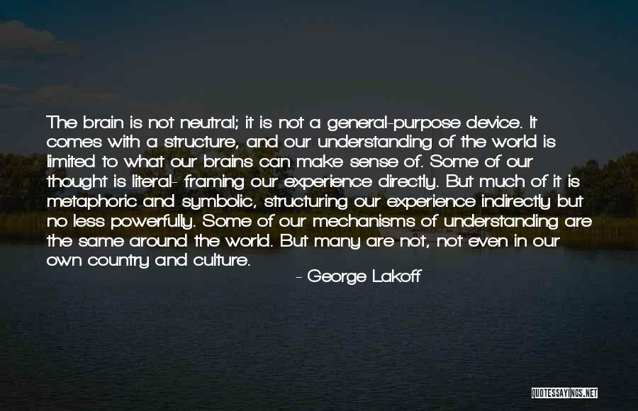 Sense Of Culture Quotes By George Lakoff Sense Of Culture Quotes By George Lakoff