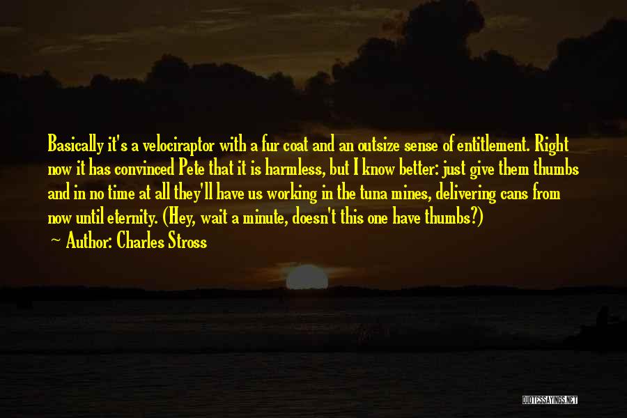 Sense Of Entitlement Quotes By Charles Stross