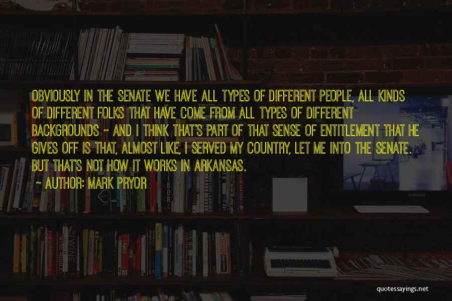 Sense Of Entitlement Quotes By Mark Pryor