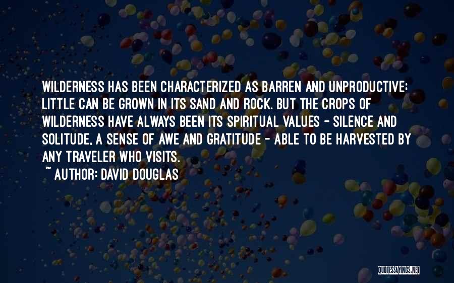 Sense Of Gratitude Quotes By David Douglas