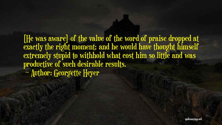 Sense Of Gratitude Quotes By Georgette Heyer