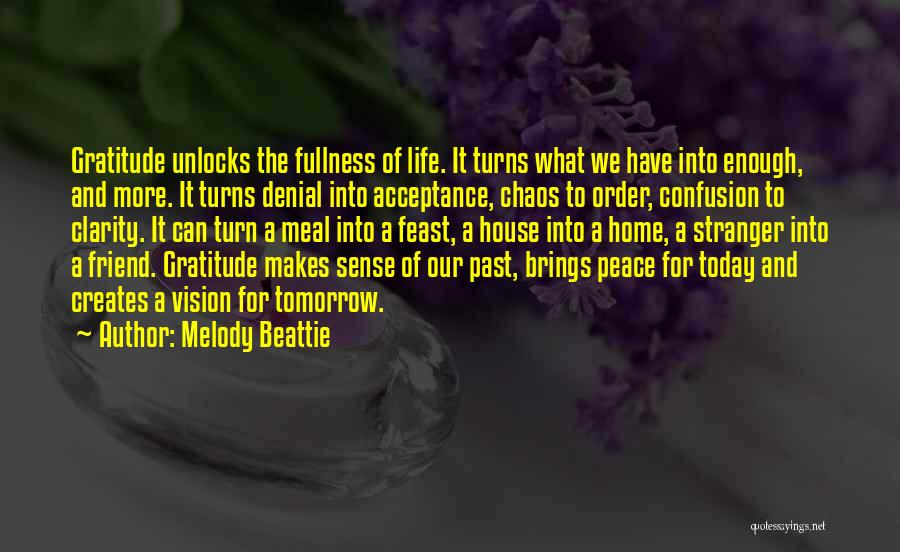 Sense Of Gratitude Quotes By Melody Beattie