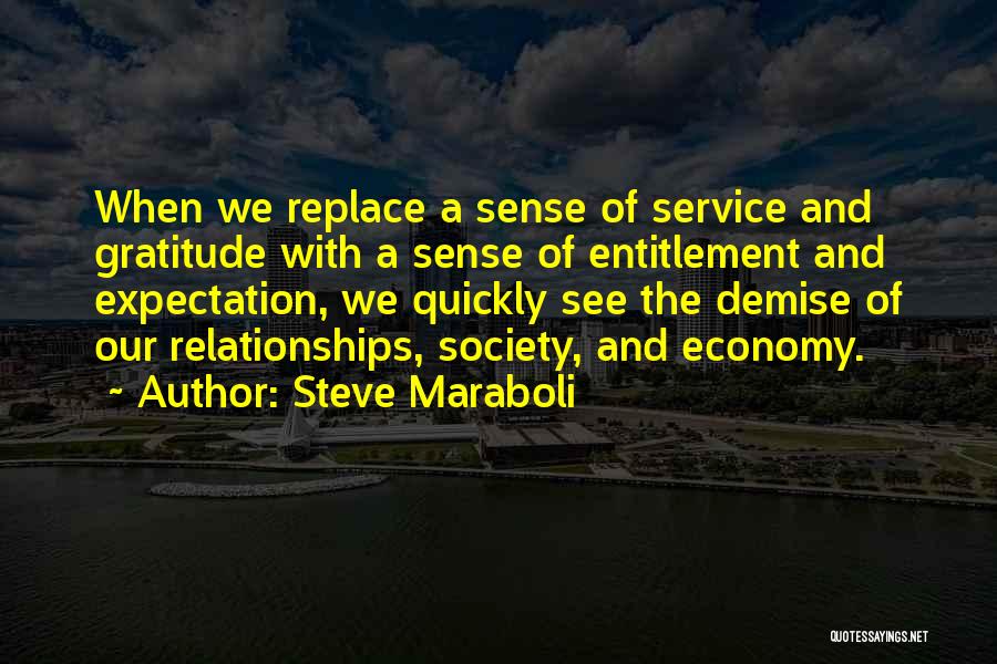 Sense Of Gratitude Quotes By Steve Maraboli