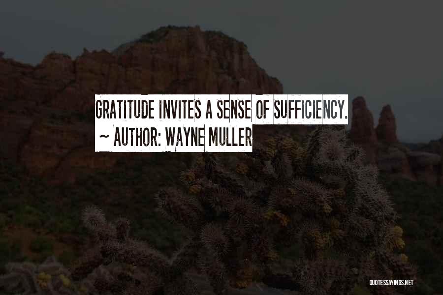 Sense Of Gratitude Quotes By Wayne Muller