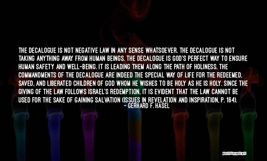Sense Of Holy Quotes By Gerhard F. Hasel Sense Of Holy Quotes By Gerhard F. Hasel