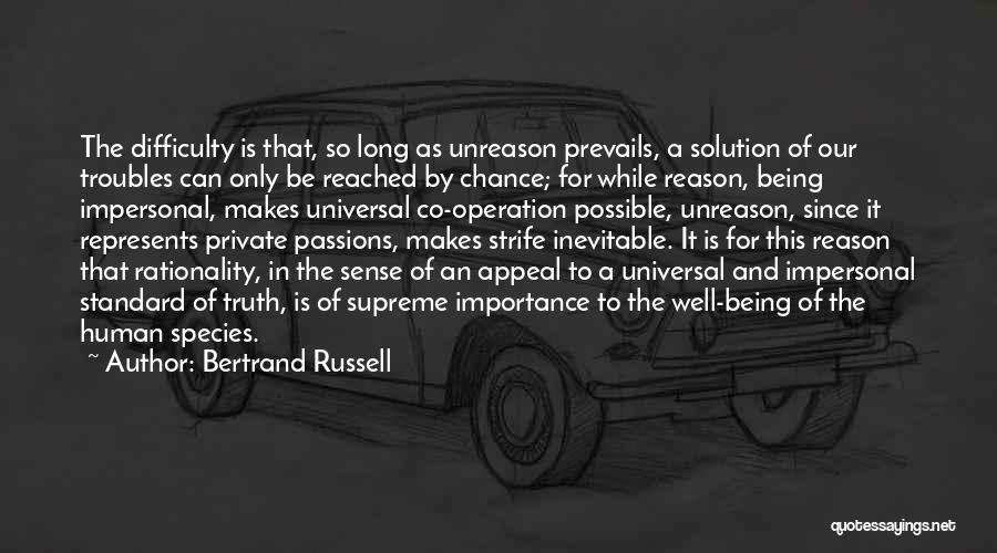 Sense Of Well Being Quotes By Bertrand Russell