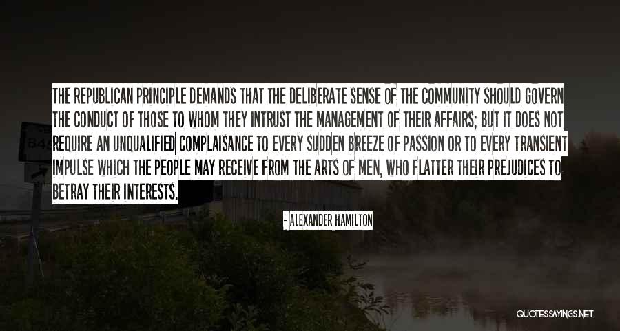 Sense That Go With Breeze Quotes By Alexander Hamilton Sense That Go With Breeze Quotes By Alexander Hamilton
