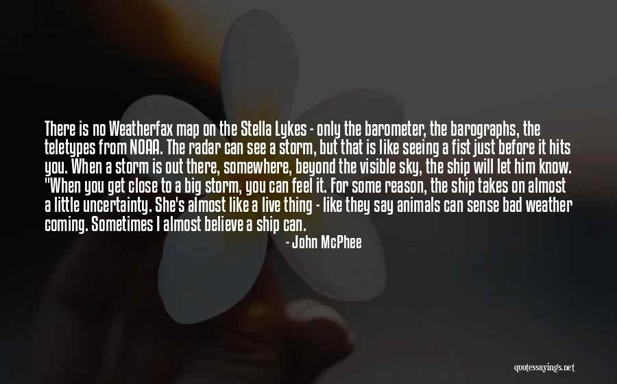 Sense That Something Bad Quotes By John McPhee Sense That Something Bad Quotes By John McPhee