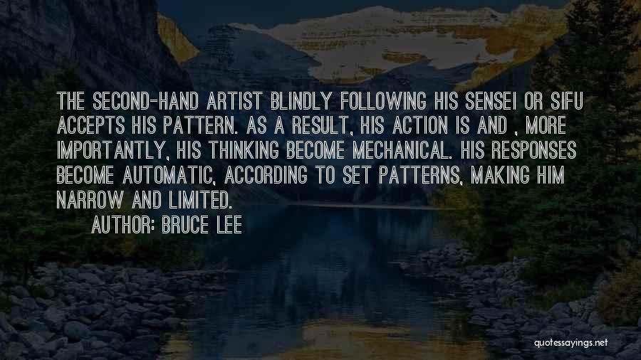 Sensei Quotes By Bruce Lee