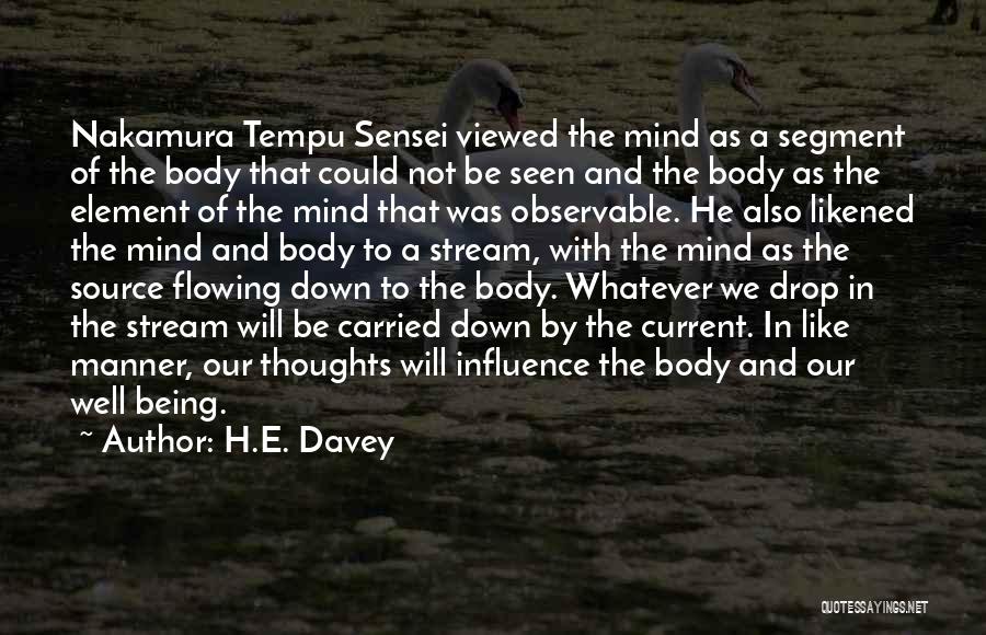 Sensei Quotes By H.E. Davey