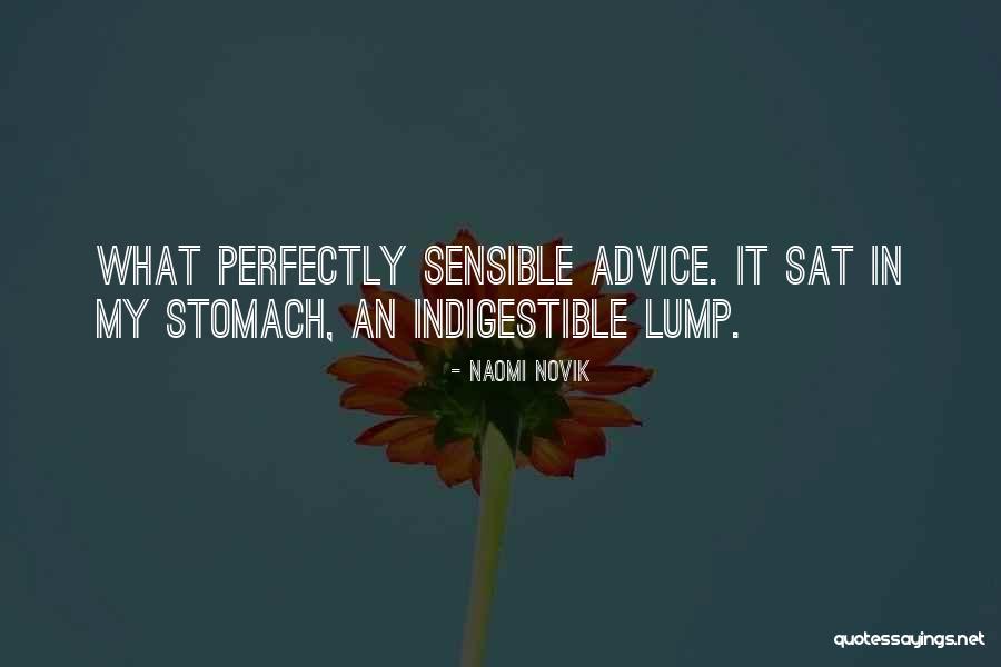 Sensible Quotes By Naomi Novik