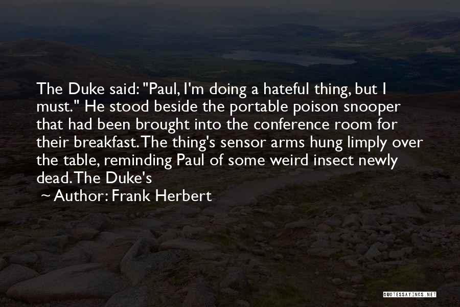 Sensor Quotes By Frank Herbert