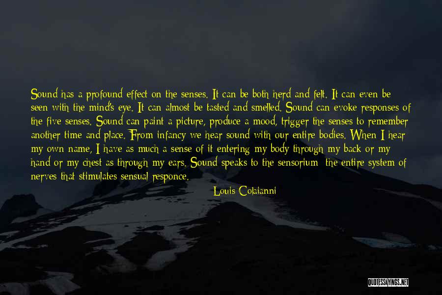 Sensorium Quotes By Louis Colaianni Sensorium Quotes By Louis Colaianni