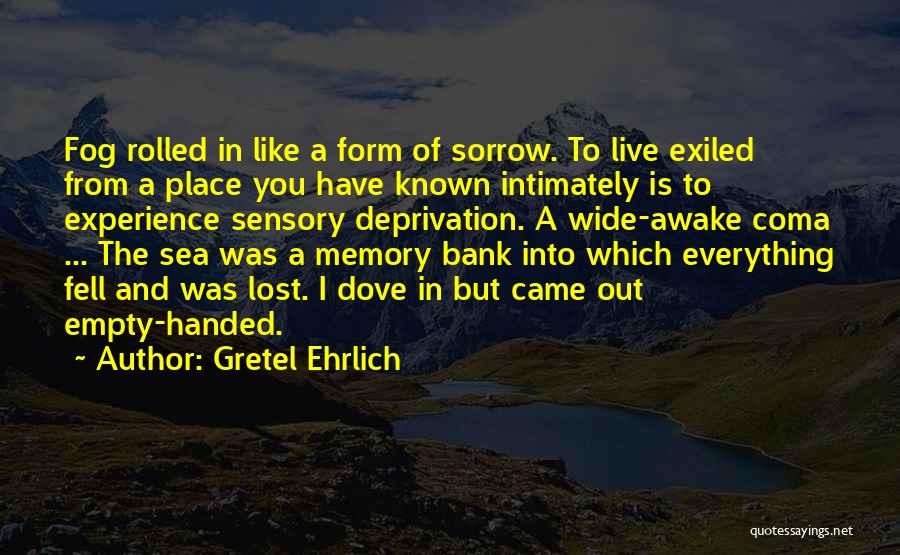 Sensory Memory Quotes By Gretel Ehrlich