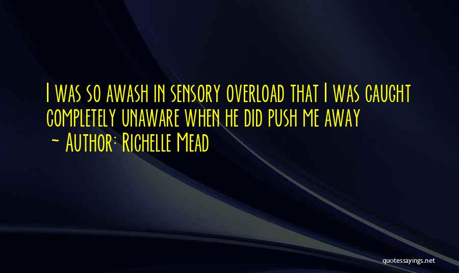 Sensory Overload Quotes By Richelle Mead