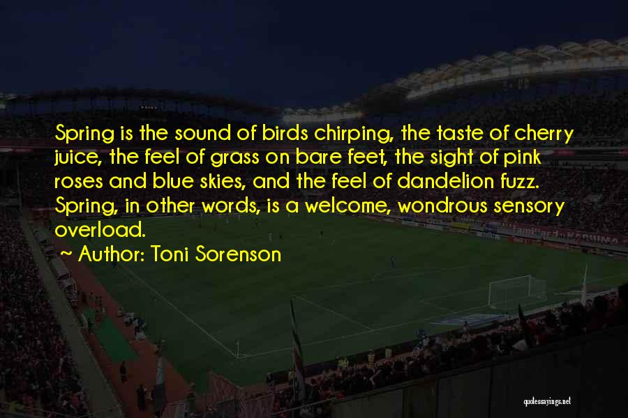 Sensory Overload Quotes By Toni Sorenson