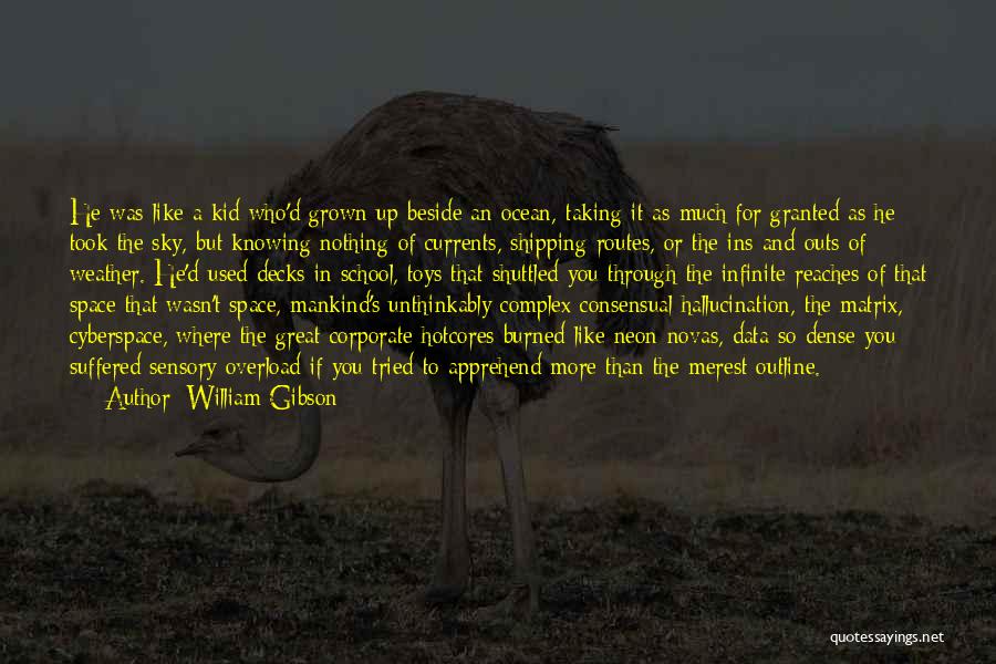 Sensory Overload Quotes By William Gibson