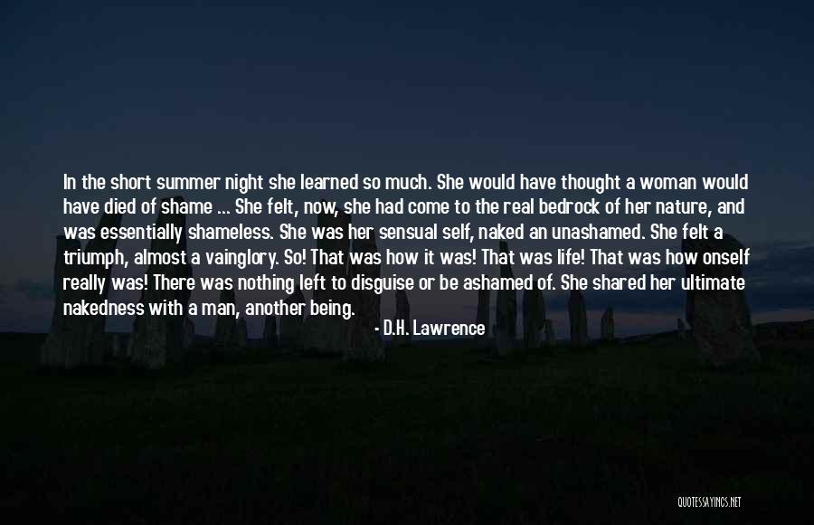 Sensual Woman Quotes By D.H. Lawrence