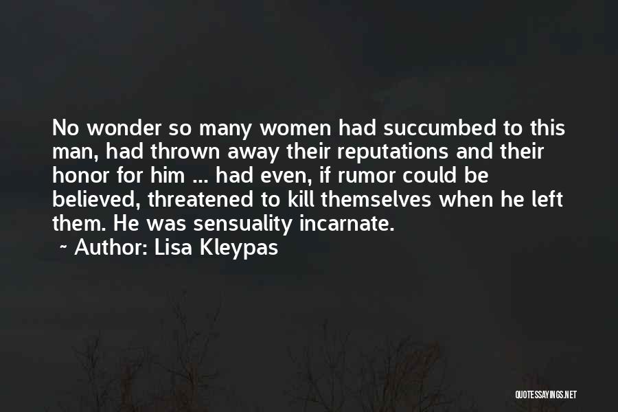 Sensuality Quotes By Lisa Kleypas