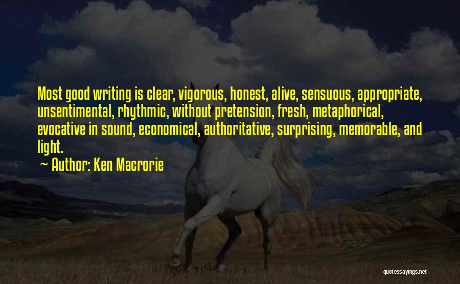 Sensuous Quotes By Ken Macrorie