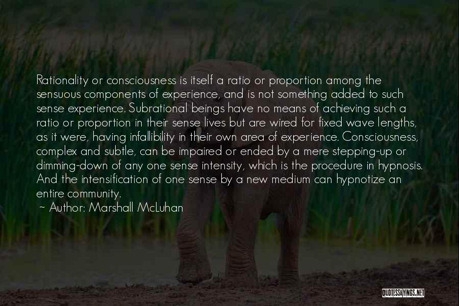 Sensuous Quotes By Marshall McLuhan