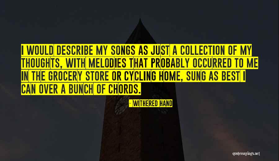 Sentarte Como Quotes By Withered Hand Sentarte Como Quotes By Withered Hand
